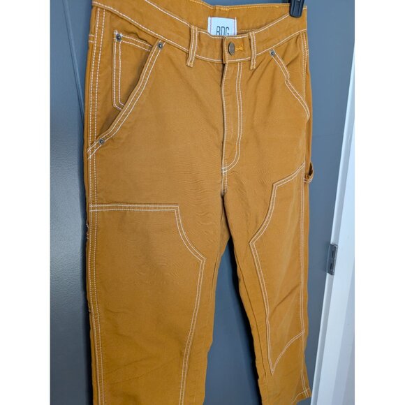 BDG Tan Double Knee Carpenter Painter Pants Size 27 - Picture 2 of 9